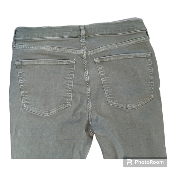 Free People Green Busted Knee Skinny Jeans Women's Size 30 - Picture 5 of 7